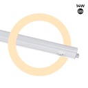 Under cabinet LED light fixture - T5 14W - 120cm - Connectable - Opal