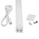 Under cabinet LED light fixture - T5 14W - 120cm - Connectable - Opal