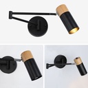 Nordic swing arm wall light "LOGAN" - E27 G45