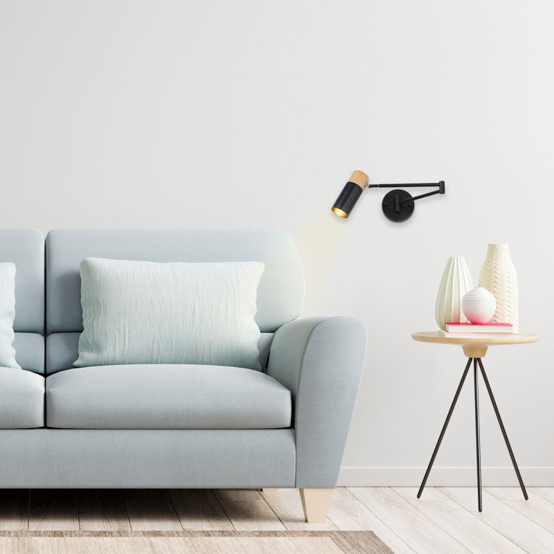 Nordic swing arm wall light "LOGAN" - E27 G45