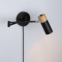 Plug-in swing arm wall light - "Logan"