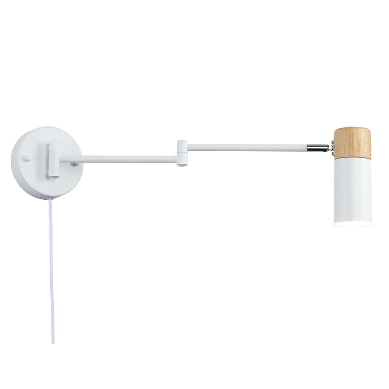 Plug-in swing arm wall light - "Logan"