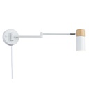 Plug-in swing arm wall light - "Logan"