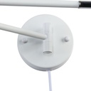Plug-in swing arm wall light - "Logan"