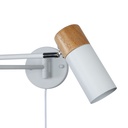 Plug-in swing arm wall light - "Logan"