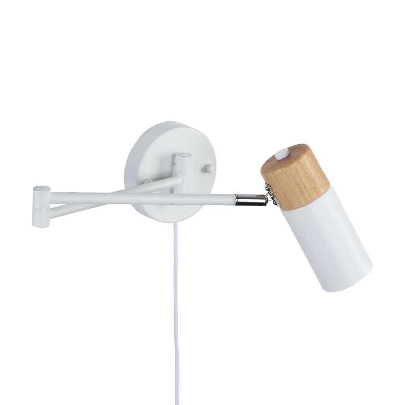 Plug-in swing arm wall light - "Logan"