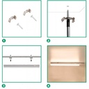 Under cabinet LED light fixture - T5 14W - 120cm - Connectable - Opal