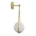 "Clara" crystal ball wall sconce - E14
