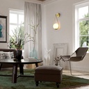 "Clara" crystal ball wall sconce - E14