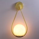 "Clara" crystal ball wall sconce - E14
