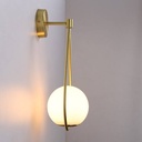 "Clara" crystal ball wall sconce - E14