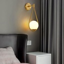"Clara" crystal ball wall sconce - E14