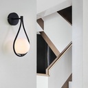 "Clara" crystal ball wall sconce - E14