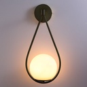 "Clara" crystal ball wall sconce - E14