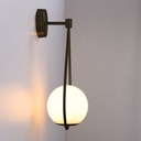 "Clara" crystal ball wall sconce - E14