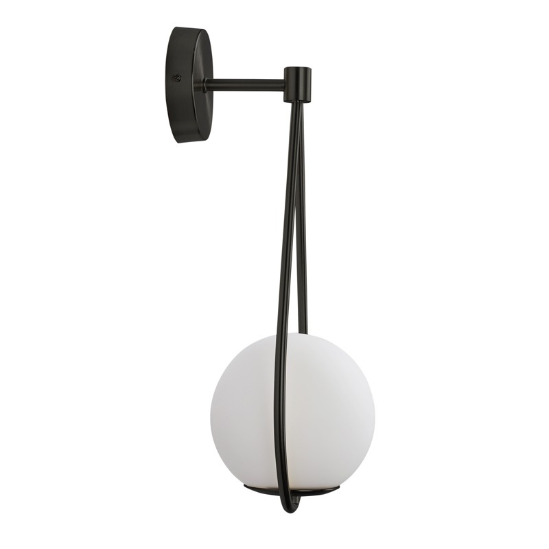 "Clara" crystal ball wall sconce - E14