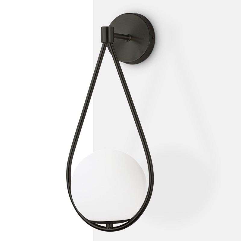 "Clara" crystal ball wall sconce - E14