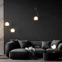 "Clara" crystal ball wall sconce - E14