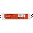 Compact waterproof power supply 24V 60W IP67