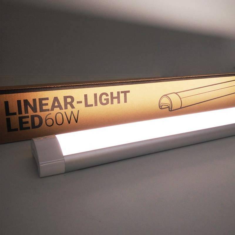 LED linear luminaire 150cm 60W 5200lm IP40