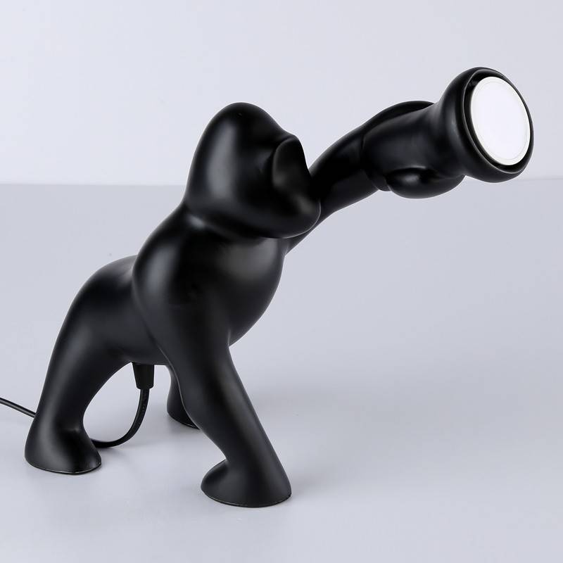 Mono resin table lamp "Orangutan" - GU10