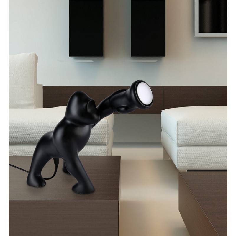 Mono resin table lamp "Orangutan" - GU10