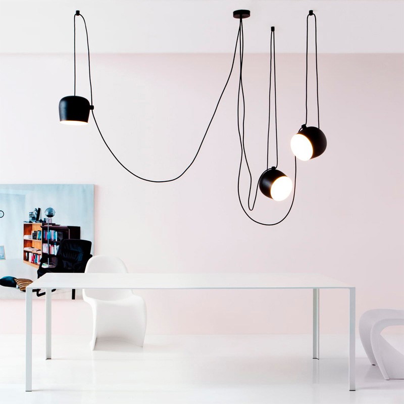 Modern triple pendant light "Blus" - E27