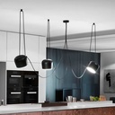 Modern triple pendant light "Blus" - E27