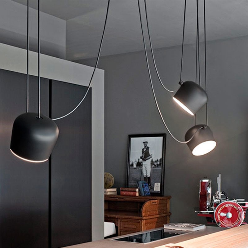 Modern triple pendant light "Blus" - E27