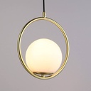 Crystal ball pendant lamp "KATE" - E27