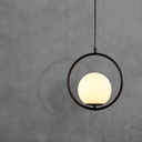 Crystal ball pendant lamp "KATE" - E27
