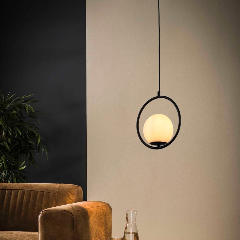 Crystal ball pendant lamp "KATE" - E27