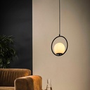 Crystal ball pendant lamp "KATE" - E27