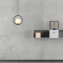 Crystal ball pendant lamp "KATE" - E27