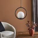 Crystal ball pendant lamp "KATE" - E27