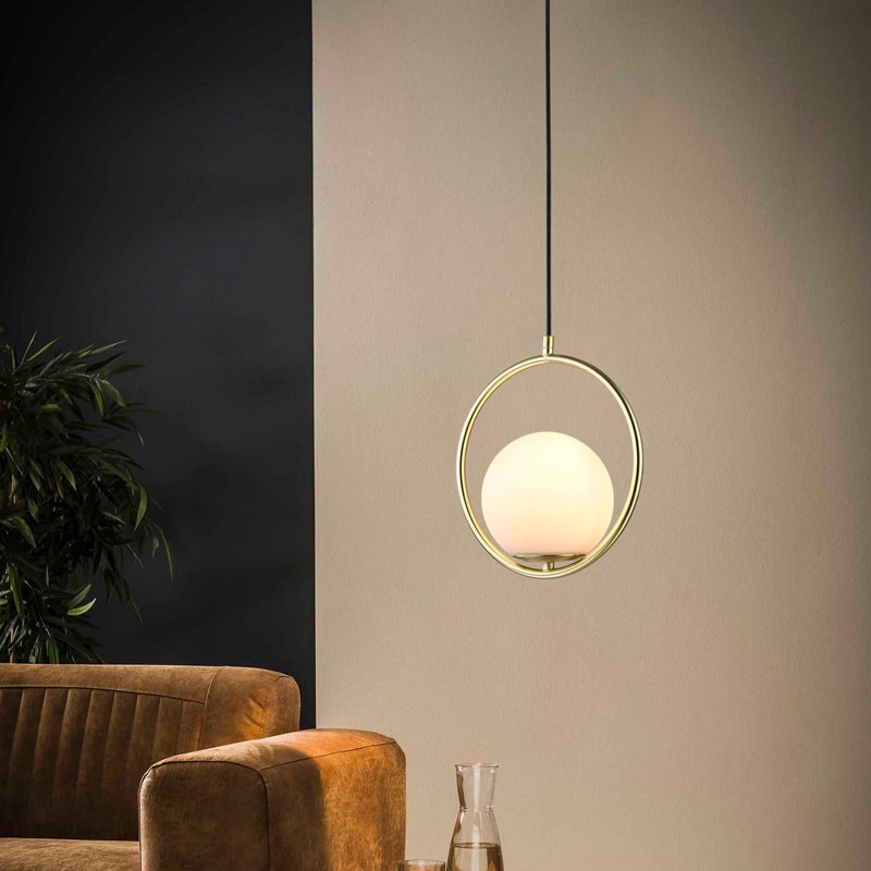 Crystal ball pendant lamp "KATE" - E27