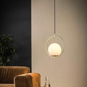 Crystal ball pendant lamp "KATE" - E27