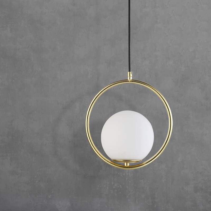 Crystal ball pendant lamp "KATE" - E27