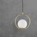 Crystal ball pendant lamp "KATE" - E27
