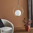 Crystal ball pendant lamp "KATE" - E27