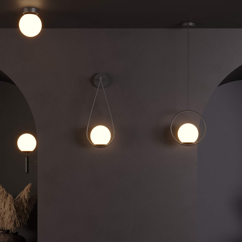 Crystal ball pendant lamp "KATE" - E27