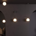 Crystal ball pendant lamp "KATE" - E27