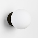 "Rober" crystal ball wall sconce