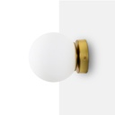 "Rober" crystal ball wall sconce