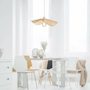 Wicker pendant lamp "LISA" - E27