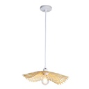 Wicker pendant lamp "LISA" - E27