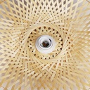 Wicker pendant lamp "LISA" - E27