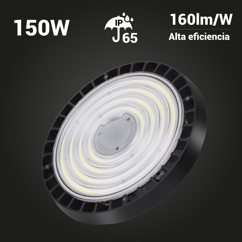 Industrial LED High Bay - LIFUD Driver - 150W - 160lm/W - PHILIPS Chip - Dimmable 1-10V - IP65