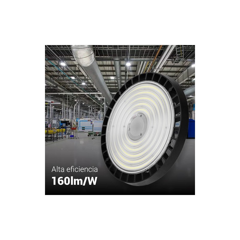 Industrial LED High Bay - LIFUD Driver - 150W - 160lm/W - PHILIPS Chip - Dimmable 1-10V - IP65