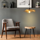 Wicker pendant lamp with cable "ALINA".